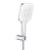 Душевой набор GROHE Rainshower SmartActive 130 Cube, 3 вида струй, белая луна 