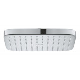 Верхний душ GROHE Tempesta 250 CUBE, квадратный (низ-хром, верх-белый), хром (26685000)