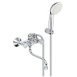 Смеситель для ванны GROHE Costa S универсальный, с душевым гарнитуром, хром (2679210A)