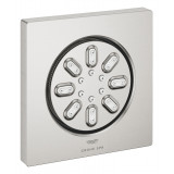 Боковой душ GROHE Rainshower Aqua, квадратный, 2 режима струи, суперсталь (26802DC0)