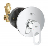 Смеситель для ванны GROHE BauLoop скрытого монтажа, в комплекте с монтажной частью, хром 