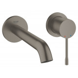 Внешняя часть смесителя для раковины GROHE Essence скрытого монтажа, на 2 отверстия, M-Size, темный графит матовый