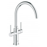Смеситель для кухонной мойки GROHE Ambi Cosmopolitan, высокий излив, хром 