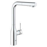 Смеситель для кухонной мойки GROHE Essence с вытяжным изливом 2jet, хром 