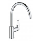 Смеситель для кухонной мойки GROHE BauFlow, хром 