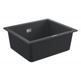 Мойка GROHE K700U с одной чашей, 533 x 457 мм, черный гранит 