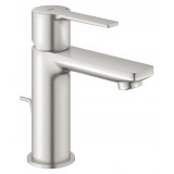 Смеситель для раковины GROHE Lineare с донным клапаном, суперсталь 