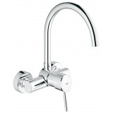 Смеситель для кухонной мойки GROHE Concetto, настенный, хром 