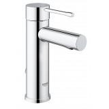 Смеситель для раковины GROHE Essence с цепочкой и низким изливом, хром 