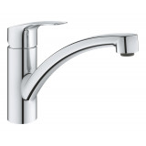 Смеситель для кухонной мойки GROHE Eurosmart с поворотным изливом, хром 