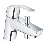 Смеситель для ванны GROHE Eurosmart на 1 отверстие, на край ванны, хром 
