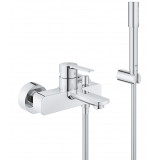 Смеситель для ванны GROHE Lineare с душевым гарнитуром, хром 