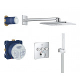 Набор для комплектации душа, GROHE SmartControl, с душевым гарнитуром и верхним душем, хром