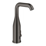 Смеситель для раковины GROHE Essence E инфракрасный, с регулировкой температуры, питание от батареи 6V, темный графит глянец 