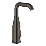 Смеситель для раковины GROHE Essence E инфракрасный, с регулировкой температуры, питание от батареи 6V, темный графит матовый 