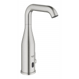 Смеситель для раковины GROHE Essence E инфракрасный, с регулировкой температуры, питание от батареи 6V, суперсталь 