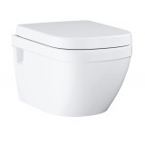 Унитаз GROHE Euro Ceramic подвесной с сиденьем, альпин-белый 