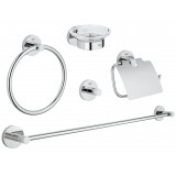Набор аксессуаров 5 в 1, GROHE Essentials, хром