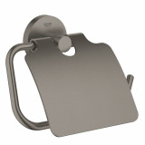 Держатель для туалетной бумаги с крышкой GROHE Essentials, темный графит матовый 
