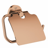 Держатель для туалетной бумаги с крышкой GROHE Essentials, теплый закат глянец 