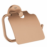 Держатель для туалетной бумаги с крышкой GROHE Essentials, теплый закат матовый 