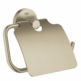 Держатель для туалетной бумаги с крышкой GROHE Essentials, никель матовый 