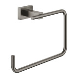Кольцо для полотенца GROHE Essentials Cube, темный графит матовый 