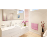 Стакан для зубных щеток Керамический, с держателем GROHE Grandera, хром 