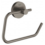 Держатель для туалетной бумаги без крышки GROHE Essentials, тёмный графит матовый 