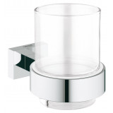 Стакан с держателем, GROHE Essentials Cube, хром