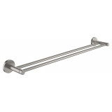 Двойной держатель для полотенца GROHE Essentials, 600 мм, суперсталь 