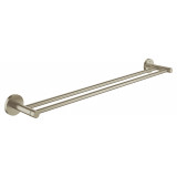 Двойной держатель для полотенца GROHE Essentials, никель матовый 