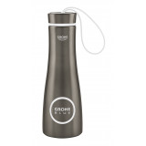 Бутылка для воды из нержавеющей стали GROHE Blue, темный графит матовый 