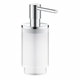 Дозатор жидкого мыла GROHE Selection, хром/прозрачный белый 