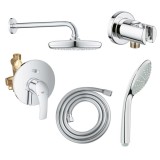 Душевая система GROHE Eurosmart со смесителем для душа, хром (129187)