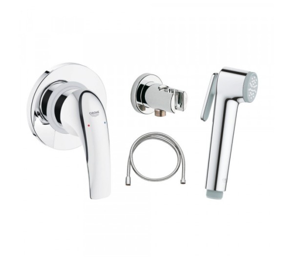 Набор для гигиенического душа GROHE BauCurve, хром