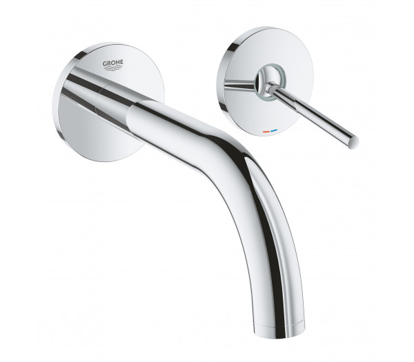 Внешняя часть смесителя для раковины GROHE Atrio Joy настенного монтажа на 2 отверстия, хром 