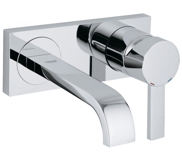 Внешняя часть смесителя для раковины GROHE Allure на 2 отверстия, вынос 172 мм, хром 