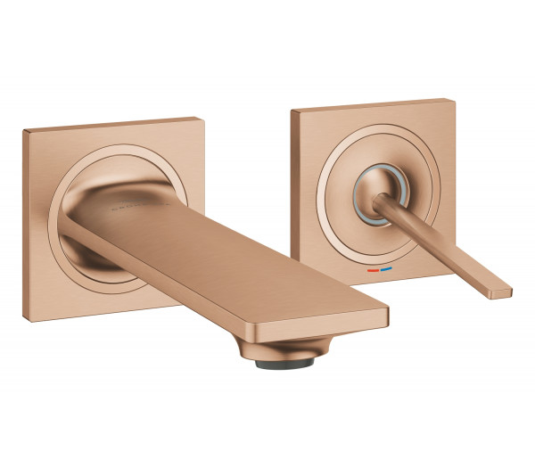 Внешняя часть смесителя для раковины GROHE Allure скрытого монтажа, на 2 отверстия, S-Size, теплый закат матовый 
