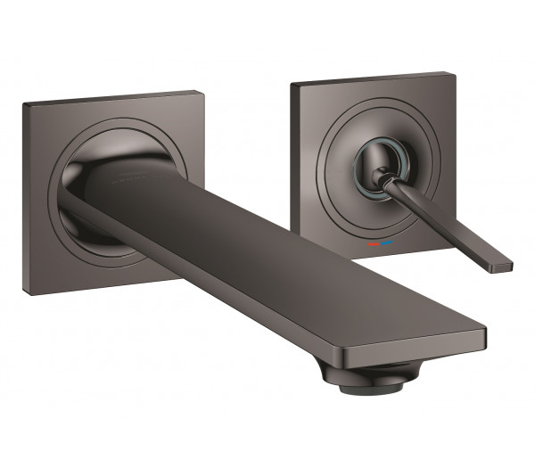 Внешняя часть смесителя для раковины GROHE Allure скрытого монтажа, на 2 отверстия, M-Size, темный графит глянец 