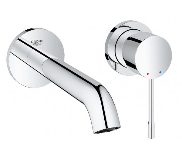 Внешняя часть смесителя для раковины GROHE Essence на 2 отверстия, M-Size, хром 