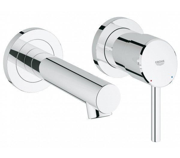 Внешняя часть смесителя для раковины GROHE Concetto на 2 отверстия, S-Size, хром 