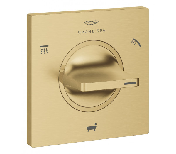 Внешняя часть переключателя потоков GROHE Allure на 3 положения, холодный рассвет матовый 