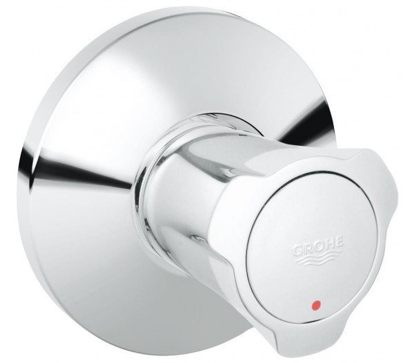 Внешняя часть вентиля GROHE Costa L, красная маркировка, хром 