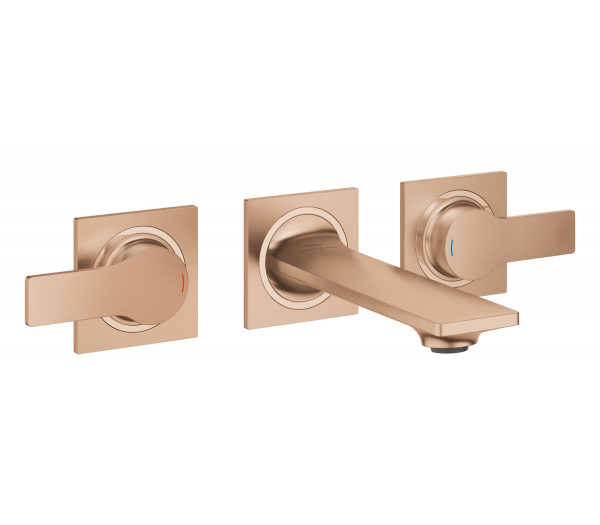 Внешняя часть смесителя для раковины GROHE Allure скрытого монтажа, на 3 отверстия, S-Size, теплый закат матовый 