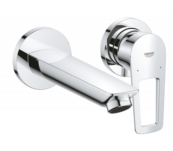 Смеситель для раковины GROHE BauLoop скрытого монтажа на 2 отверстия, в комплекте с монтажной частью, хром