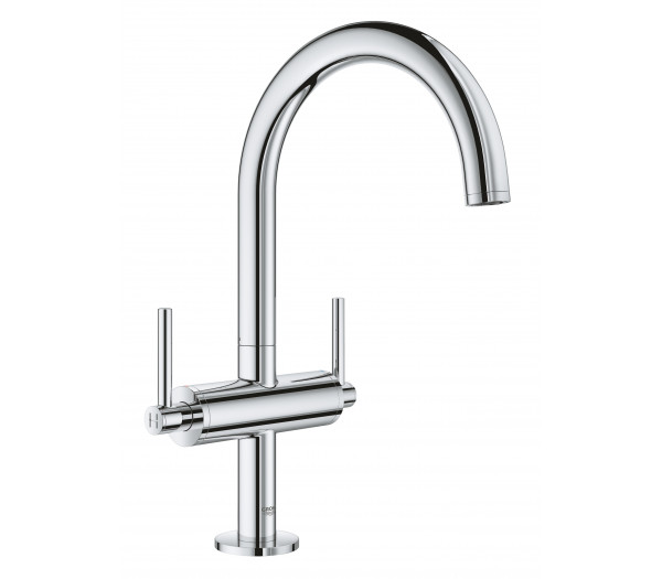 Смеситель для раковины GROHE Atrio двухвентильный, хром 