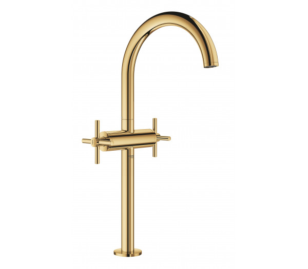 Смеситель для раковины GROHE Atrio двухвентильный, XL-Size, холодный рассвет глянец 