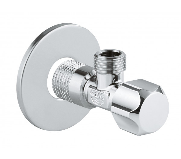 Вентиль угловой 1/2 дюйма GROHE, хром 