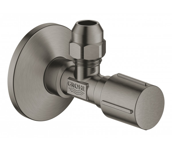 Вентиль угловой GROHE 1/2 дюйма-3/8 дюйма, 1 шт, темный графит, матовый 